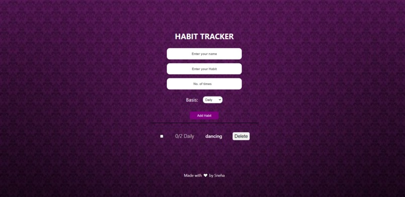 Habit Tracker – screenshot 1