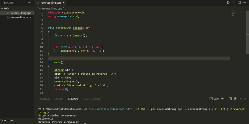 ReverseAString – screenshot 1