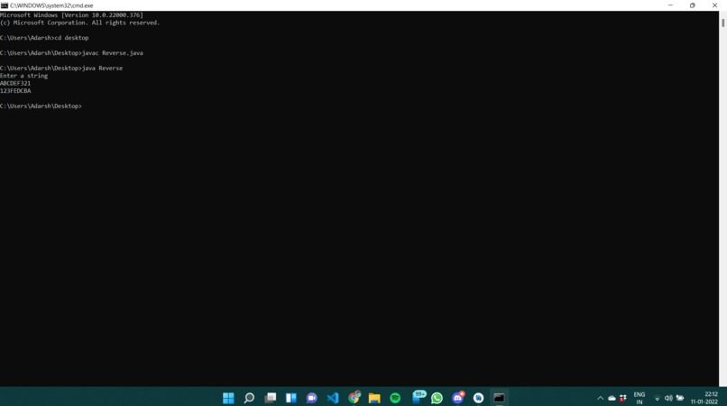 Reverse A String – screenshot 1