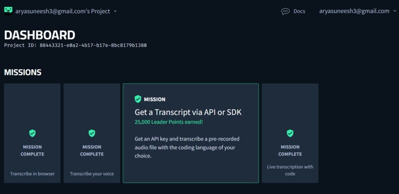 #Deepgram – screenshot 1