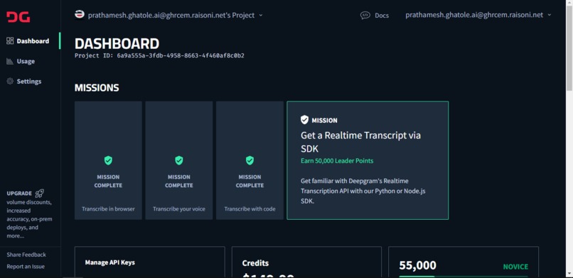 Get Started With Deepgram – screenshot 1