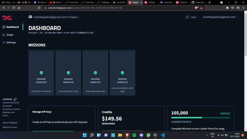 Deepgram – screenshot 1