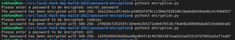 Password Encryption – screenshot 1