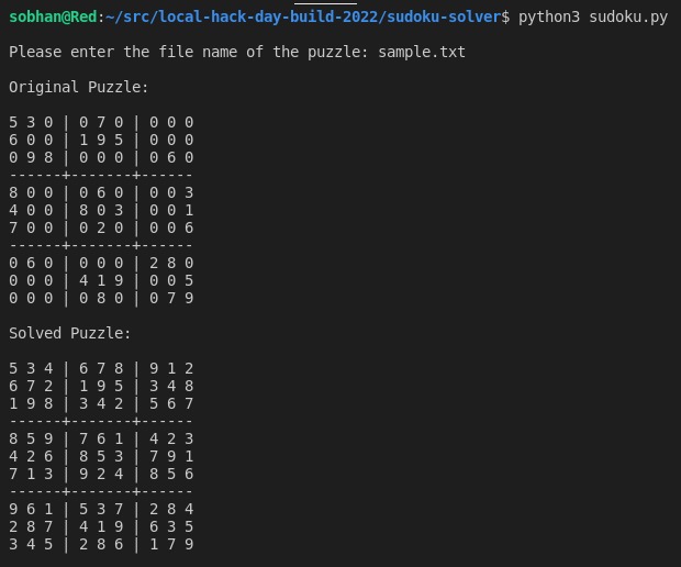 Sudoku Solver – screenshot 1