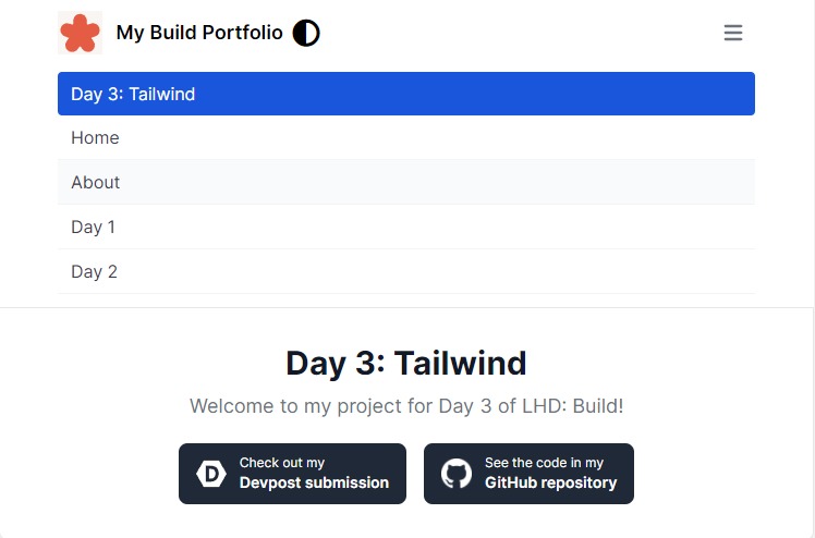 A Tailwind Site – screenshot 2