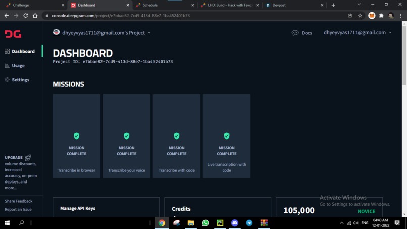 Deepgram – screenshot 1