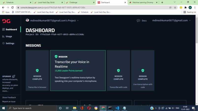 Deepgram – screenshot 1