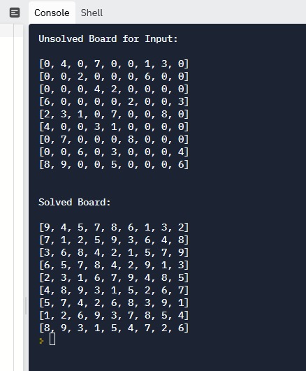 Sudoku Solver – screenshot 1