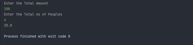 Bill Splitter – screenshot 1