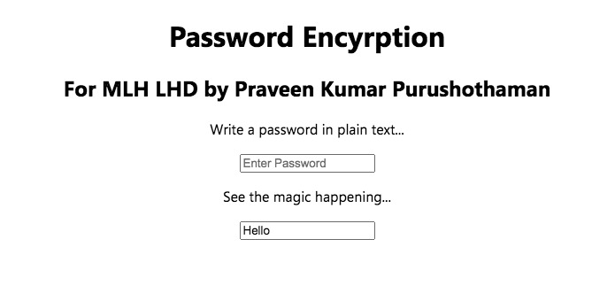 Encrypt a Password – screenshot 1