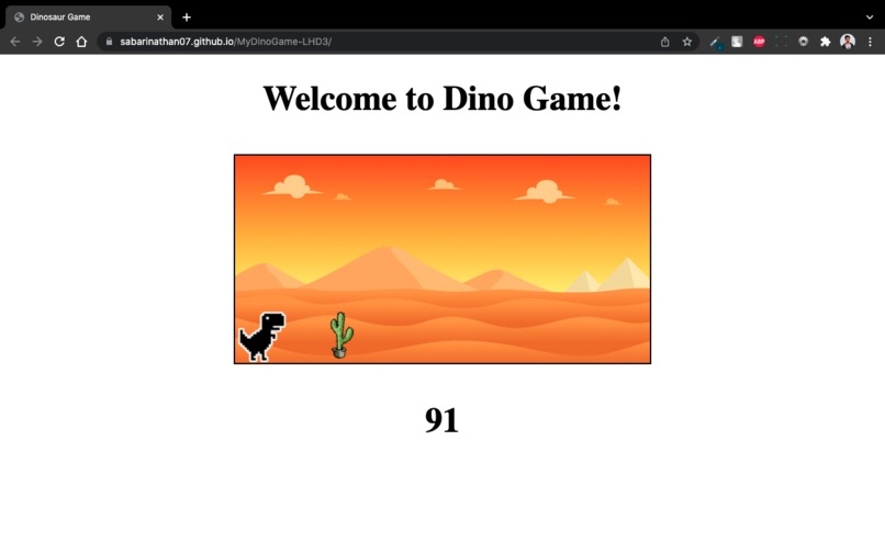 MyDinoGame – screenshot 1