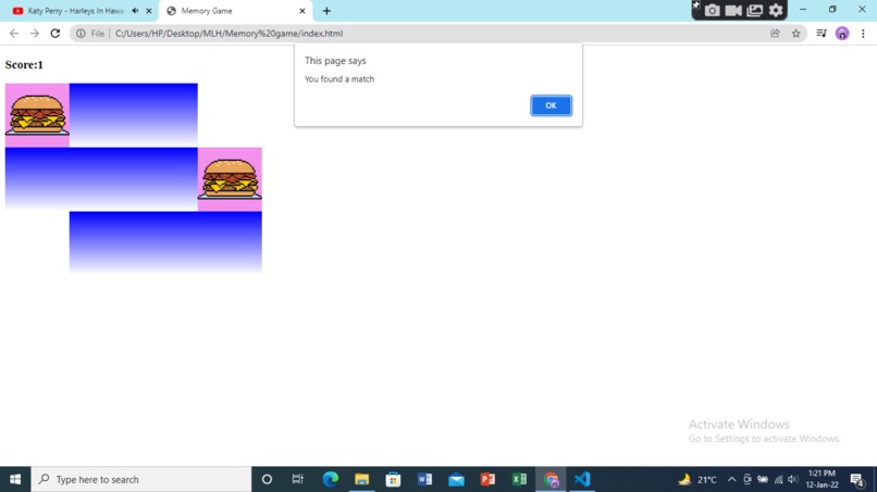 Memory Game – screenshot 1