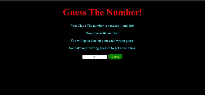 GuessTheNumber – screenshot 1