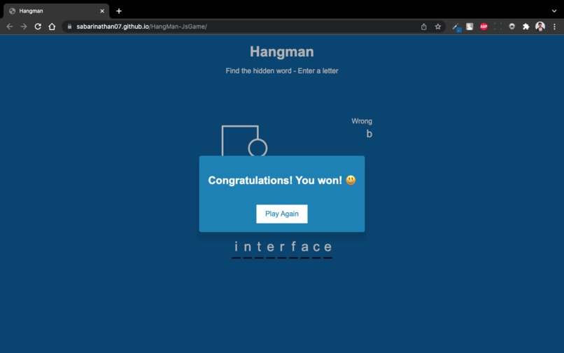 HangMan – screenshot 1