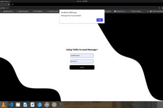 Message Using Twilio