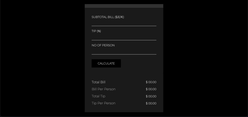 Bill_Splitter – screenshot 1