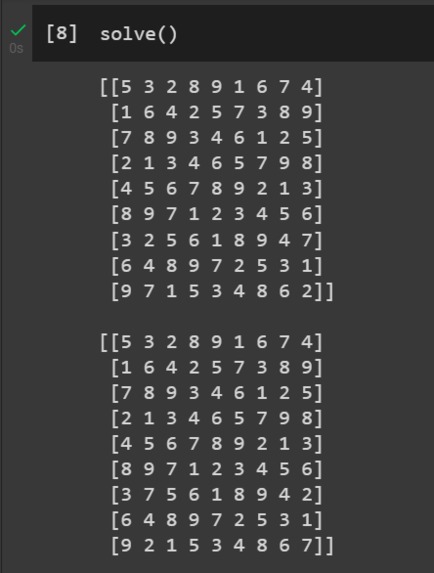 Sudoku Solver – screenshot 1