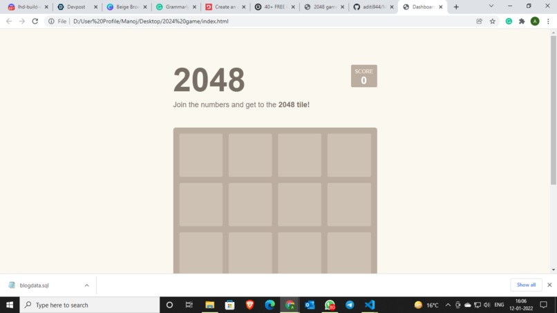 2024 game – screenshot 1