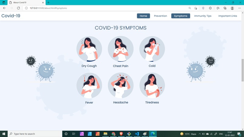 Covid Information Hub – screenshot 3