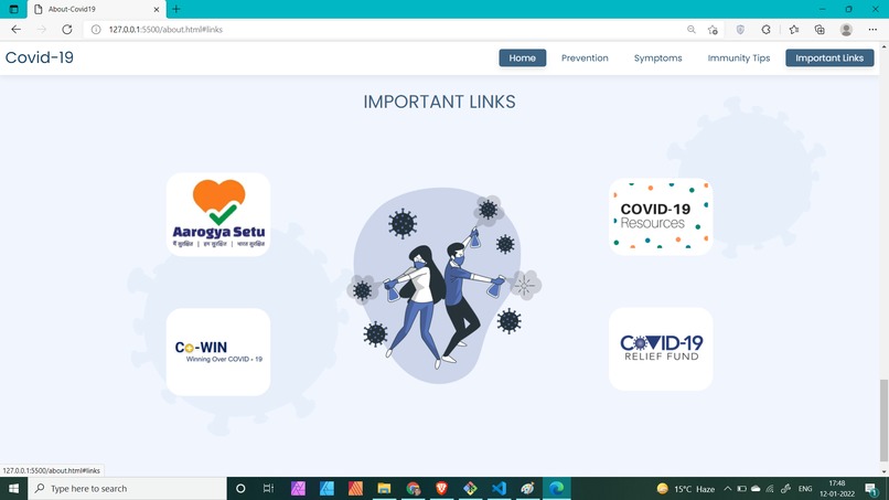 Covid Information Hub – screenshot 5