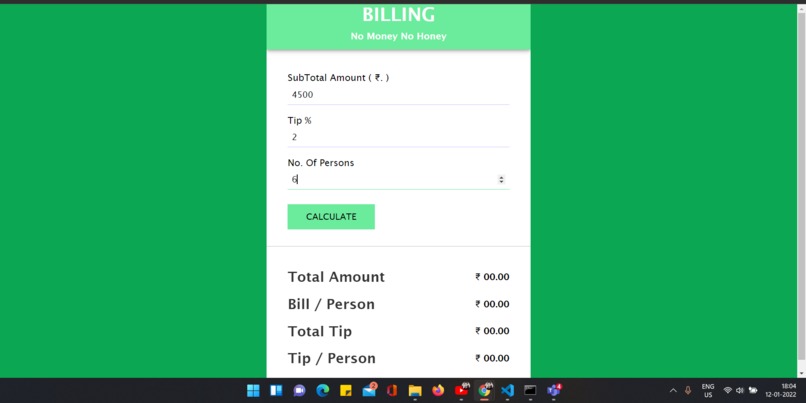 Split_THE_Bill – screenshot 2