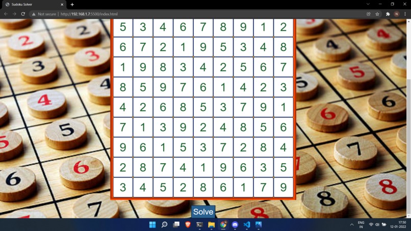 SuDoKu-Solver – screenshot 2