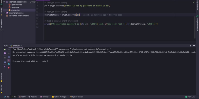 Encrypt with Strings – screenshot 1