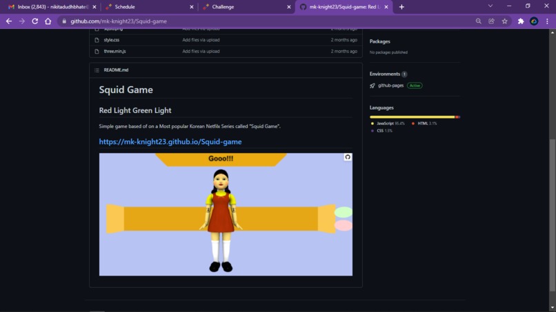 Create a One Button Game – screenshot 1