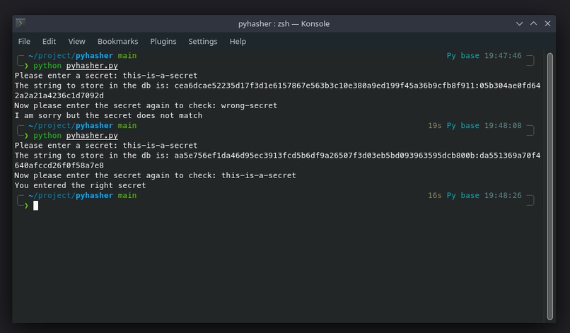 PyHasher – screenshot 1