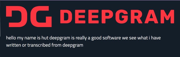 Deepgram - Transcribing audio – screenshot 1