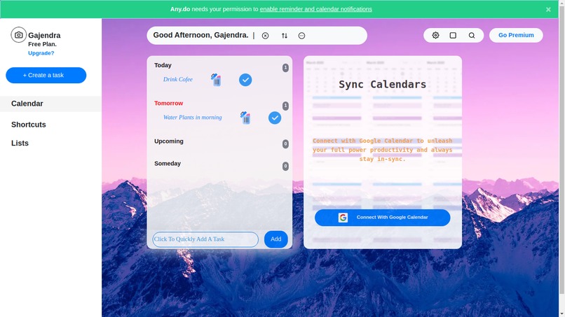 AnyDo Website Clone – screenshot 4