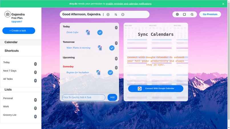AnyDo Website Clone – screenshot 6