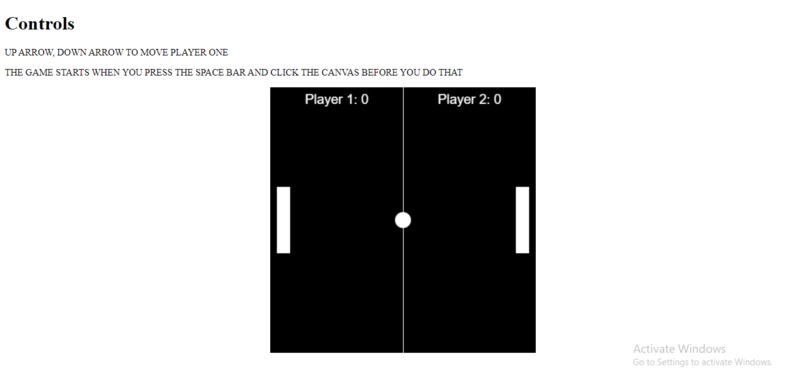 JavaScript Game – screenshot 1