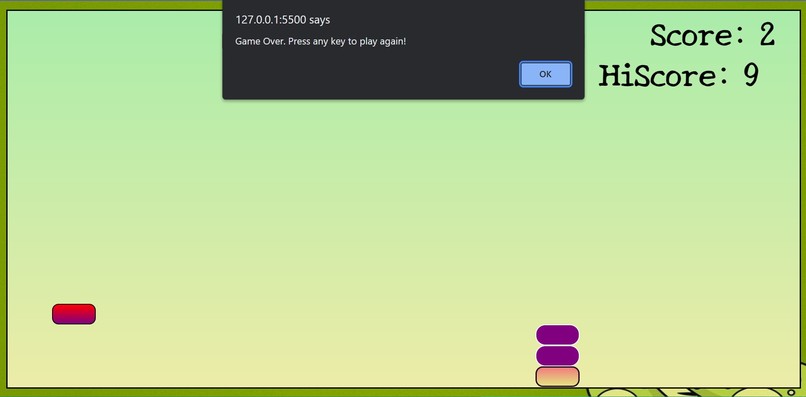 Build a Javascript Game – screenshot 1