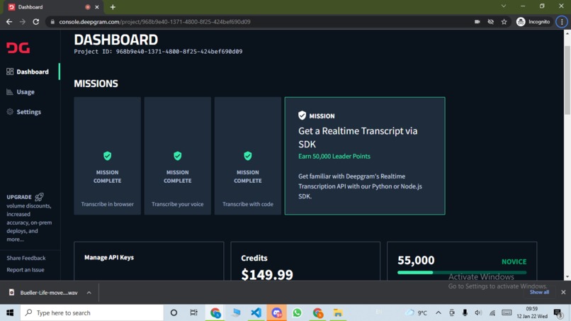 deepgram – screenshot 1