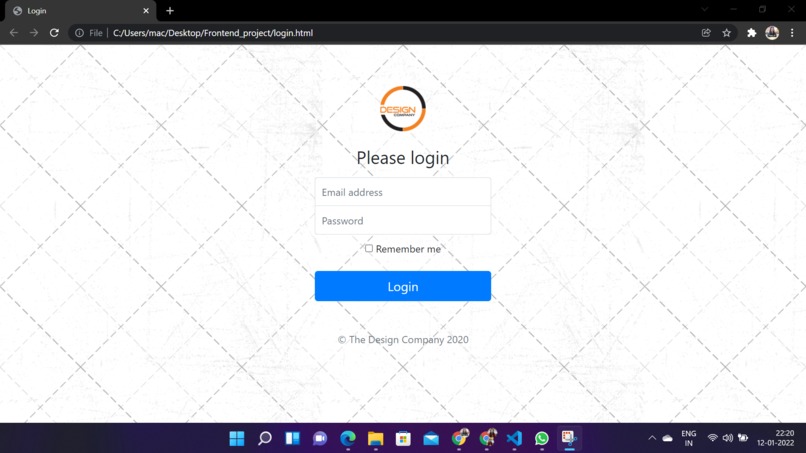 Frontend Project – screenshot 1