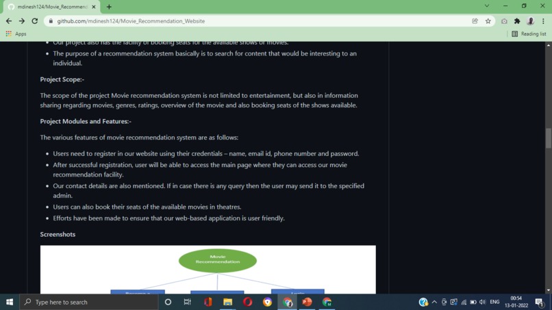 Create a ReadME file – screenshot 2