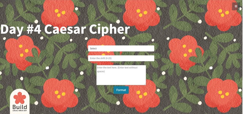 Caesar Cipher – screenshot 1