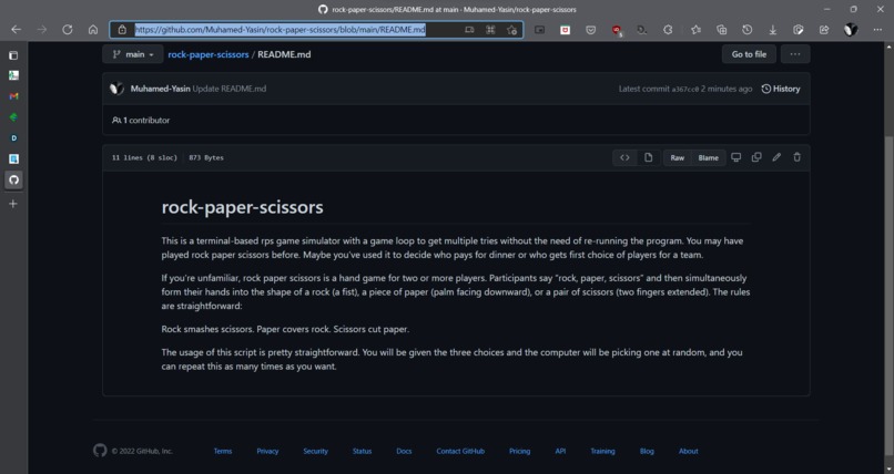 Readme for rps simulator – screenshot 1