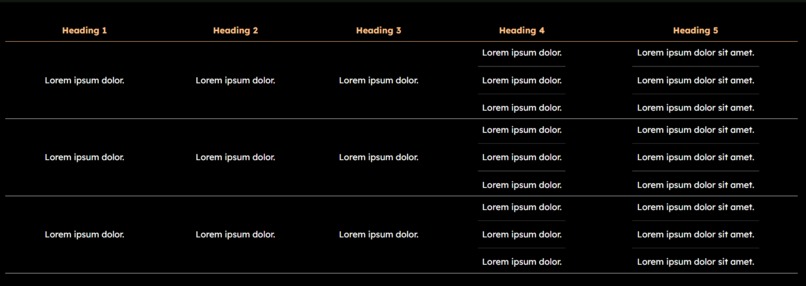 Data-Table – screenshot 1