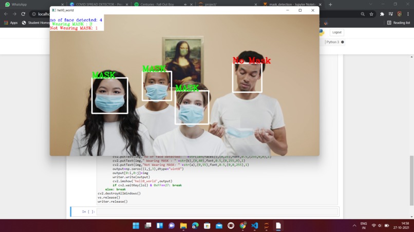 mask detection – screenshot 1