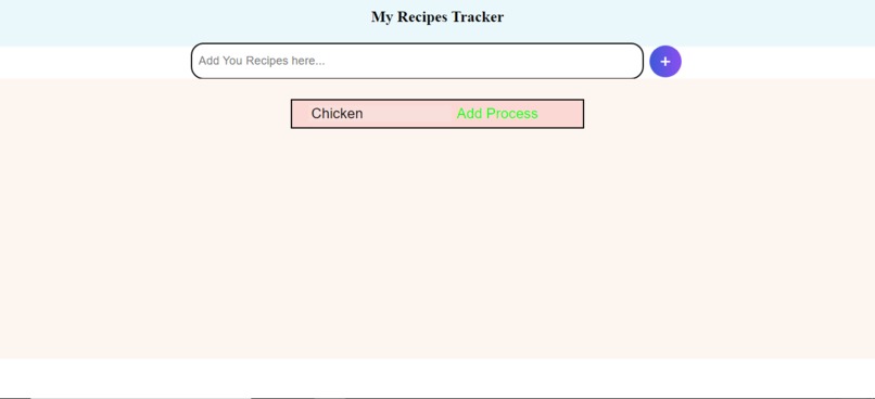 Recipes Tracker – screenshot 2