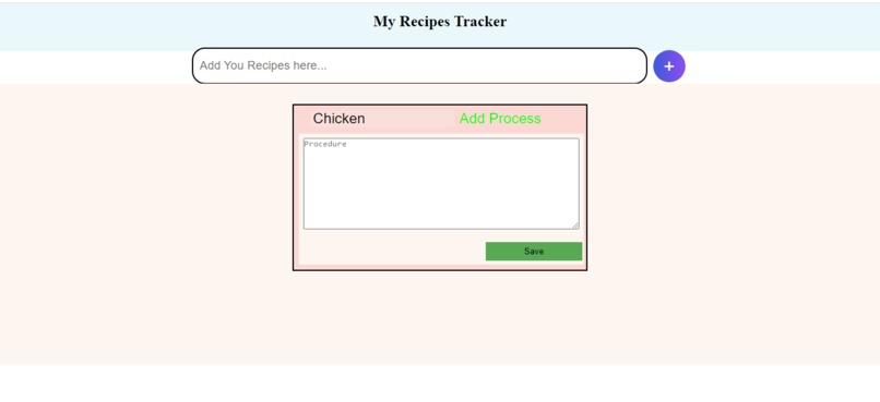 Recipes Tracker – screenshot 3