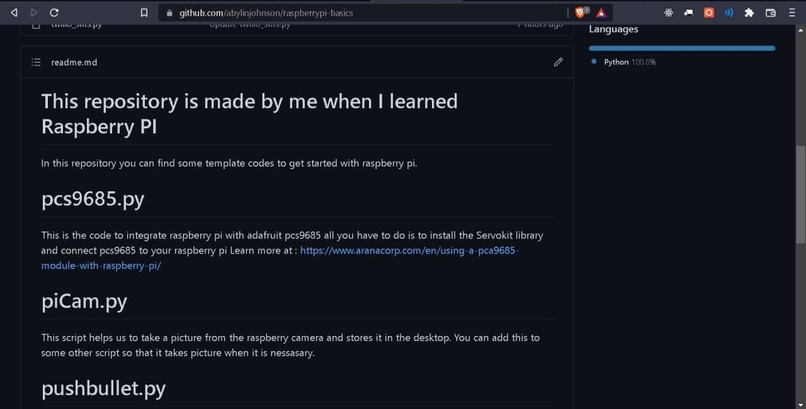 Raspberry Pi  – screenshot 1
