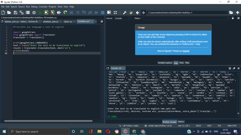 Build a Translator – screenshot 1