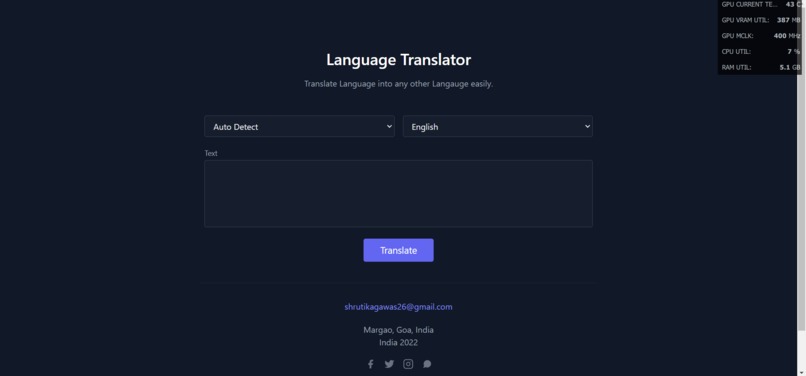 Language Translator – screenshot 1