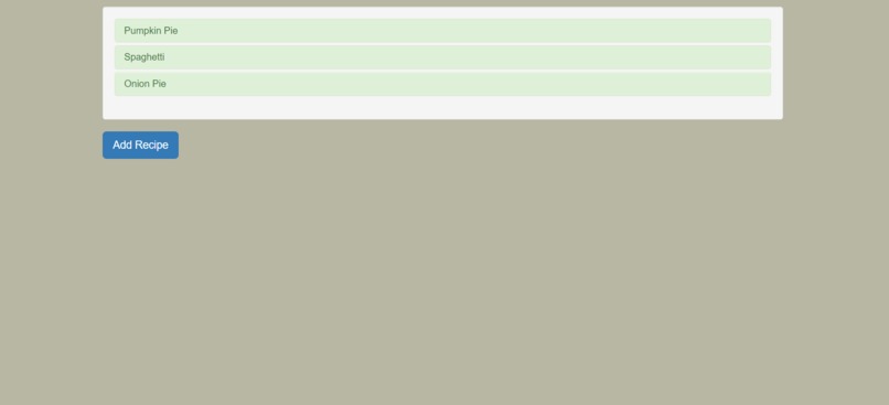 Recpie Tracker – screenshot 1