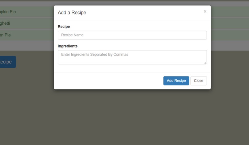 Recpie Tracker – screenshot 2