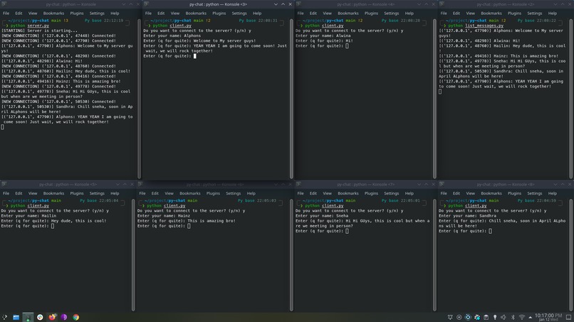 PyChat – screenshot 1