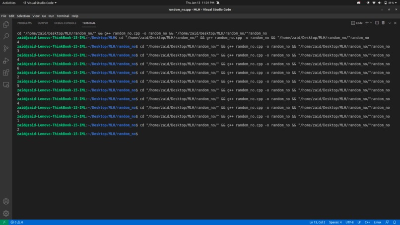 Create a Random Number Generator – screenshot 2